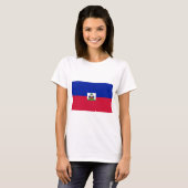 Haïtiaanse vlag t-shirt (Voorkant volledig)