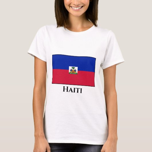 Haïtiaanse vlag t-shirt (Voorkant)