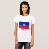 Haïtiaanse vlag t-shirt (Voorkant volledig)