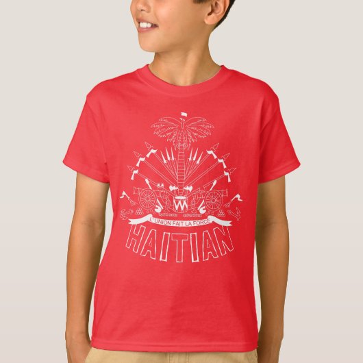 Haïtiaanse vlag t-shirt (Voorkant)