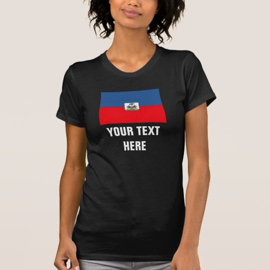 Haïtiaanse vlag t-shirt (Voorkant)