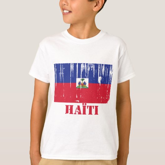Haïtiaanse vlag t-shirt (Voorkant)