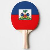 Haïtiaanse vlag tafeltennisbatje (Voorkant)