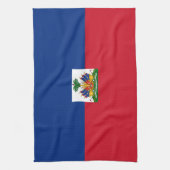 Haitiaanse vlag theedoek (Verticaal)