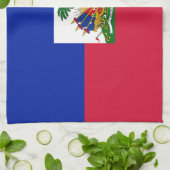 Haïtiaanse vlag theedoek (Gevouwen)