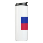 Haïtiaanse vlag thermosbeker (Gedraaid links)