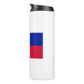 Haïtiaanse vlag thermosbeker (Geroteerd rechts)