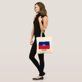 Haïtiaanse vlag tote bag (Voorkant (model))