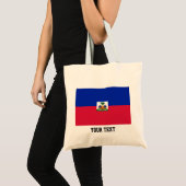 Haïtiaanse vlag tote bag (Voorkant (product))