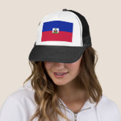 Haïtiaanse vlag trucker pet (In situ)