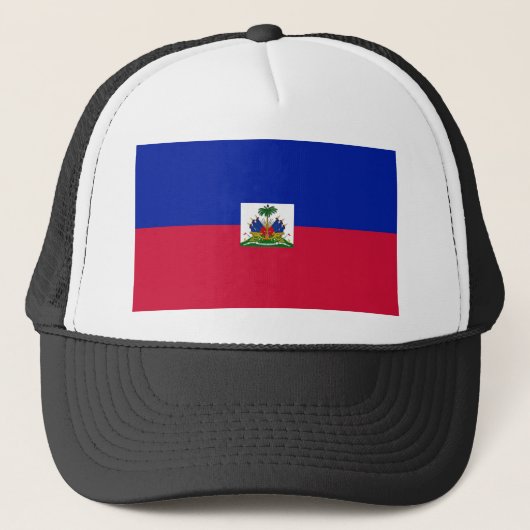 Haïtiaanse vlag trucker pet (Voorkant)