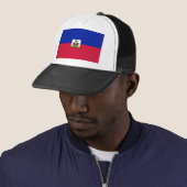 Haïtiaanse vlag trucker pet (In situ)