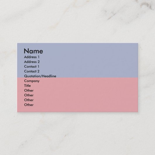 Haïtiaanse vlag visitekaartje (Voorkant)