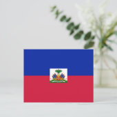 Haïtiaanse vlag, vlag van Haïti Briefkaart (Staand voorkant)