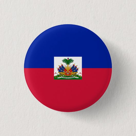 Haïtiaanse vlag, vlag van Haïti Ronde Button 3,2 Cm (Voorkant)