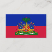 Haïtiaanse vlag & wapen, Vlag van Haïti Visitekaartje (Voorkant)