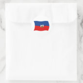 Haïtiaanse Vlagsticker Ronde Sticker (Tas)