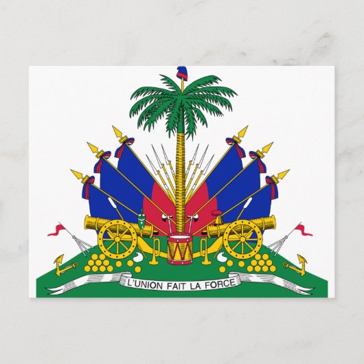 Haïtiaanse wapenschild briefkaart (Voorkant)