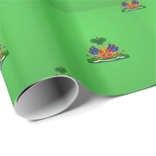 Haïtiaanse wapenschild cadeaupapier (Rol Hoek)