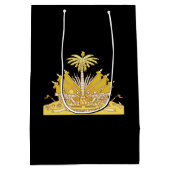 Haïtiaanse wapenschild medium cadeauzakje (Achterkant)