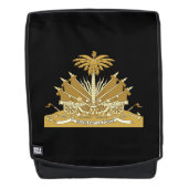 Haïtiaanse wapenschild rugtassen (Voorkant)