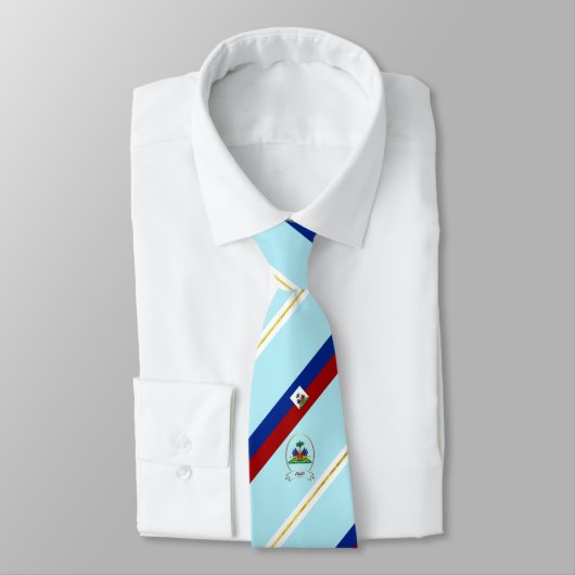Haïtiaanse wapenschild stropdas (Gebonden)