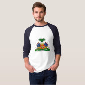 Haïtiaanse wapenschild t-shirt (Voorkant volledig)