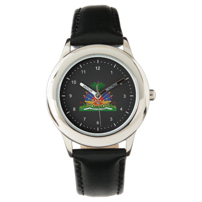 Haïtiaanse wapenschild Watch Horloge (Voorkant)
