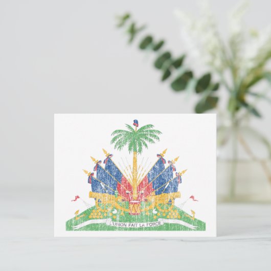 Haïtiaanse wapenstilstand  briefkaart (Staand voorkant)