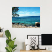 Haïtiaanse wateren poster (Thuiskantoor)