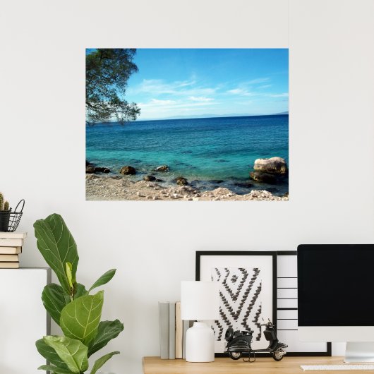 Haïtiaanse wateren poster (Thuiskantoor)