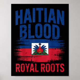 Haïtiaanse wortels Haïti Vlag Dag  Poster