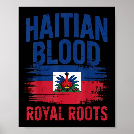 Haïtiaanse wortels Haïti Vlag Dag  Poster (Voorkant)