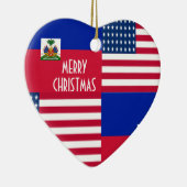 HAITIAN-AMERIKAANS KERAMISCH ORNAMENT (Rechts)