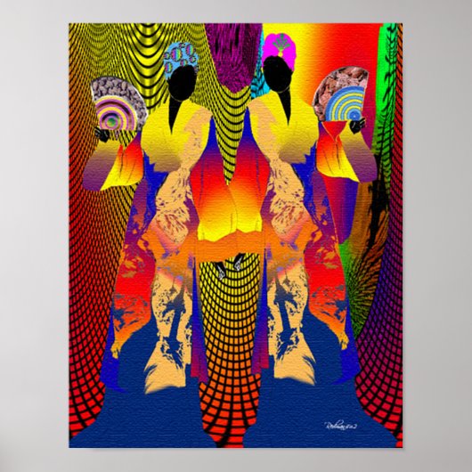 Haitian Creole Lady's Poster (Voorkant)