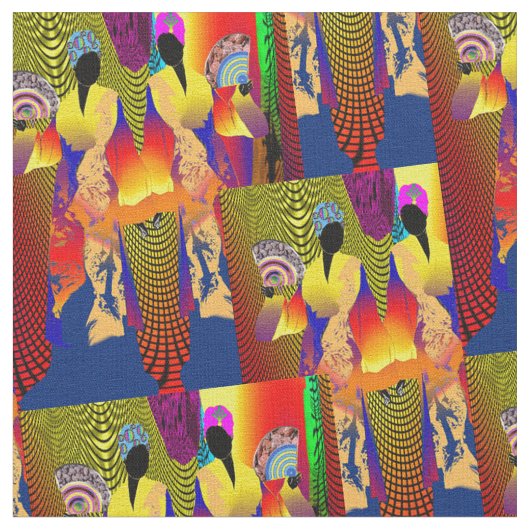 Haitian Creole lady's Stof (Close Up)