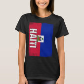 Haitian Flag Haiti  2 T-shirt (Voorkant)