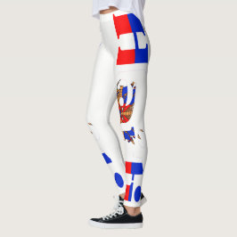 HAITIAN FLAG LEGINGS HAVIC ACD LEGGINGS