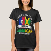 Haitian Jamaican Flags Pride Jamaica Flag T-shirt (Voorkant)