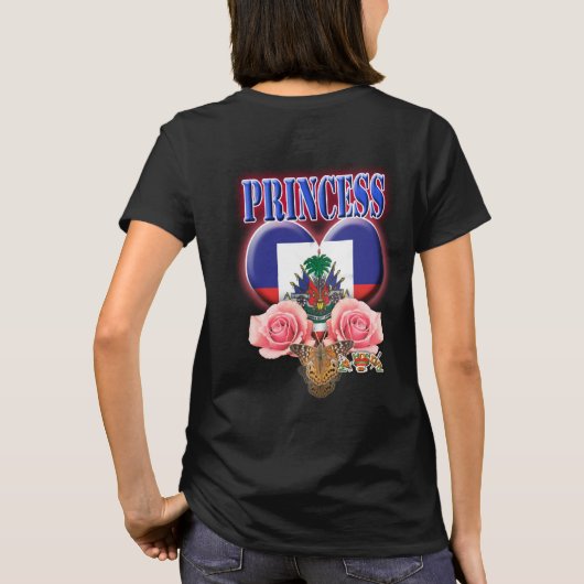 Haitian Princess T-shirt (Achterkant)