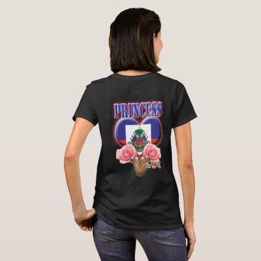 Haitian Princess T-shirt (Achterkant volledig)