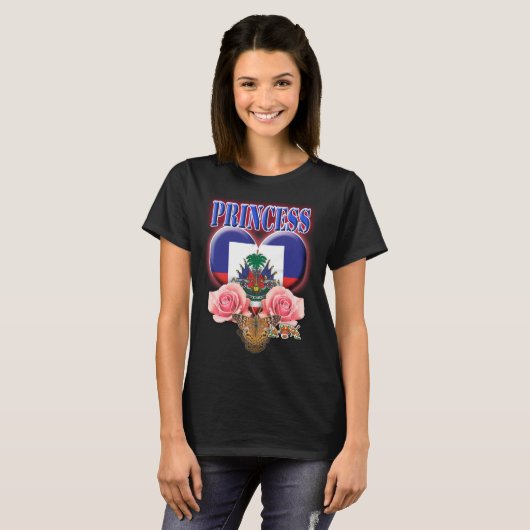 Haitian Princess T-shirt (Voorkant volledig)