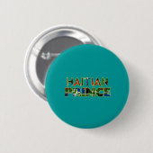 HAITIANPRINCE001 RONDE BUTTON 5,7 CM (Voorkant /achterkant)