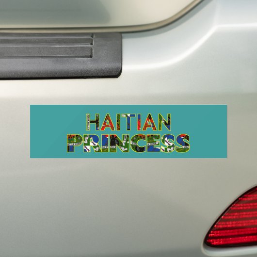 HAITIANPRINCESS001 BUMPERSTICKER (Op auto)