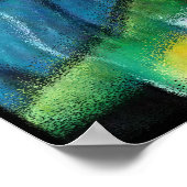 Haitienne en Vitraux III - en verre d'eau Poster (Hoek)