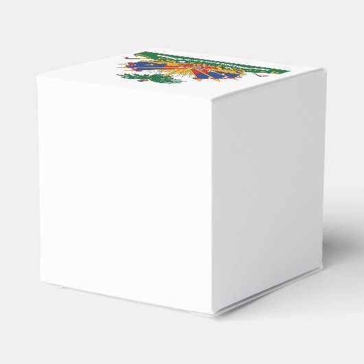 Haïti's wapen bedankdoosjes (Achterkant)