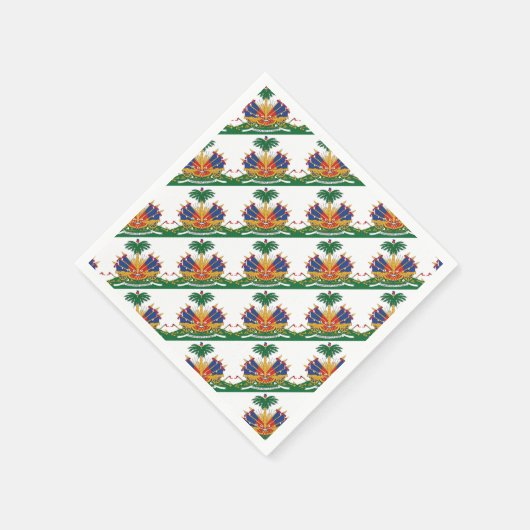 Haïti's wapen servetten (Hoek)