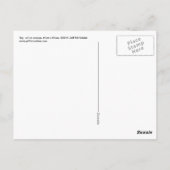 Haj - schilderij van een Marokkaans Briefkaart (Achterkant)