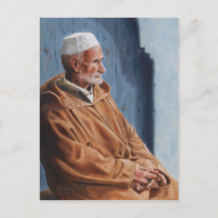 Haj - schilderij van een Marokkaans Briefkaart