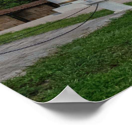 Hajdar Kadi Mosque - Bitola, Macedonië Poster (Hoek)